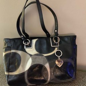 Coach leather tote